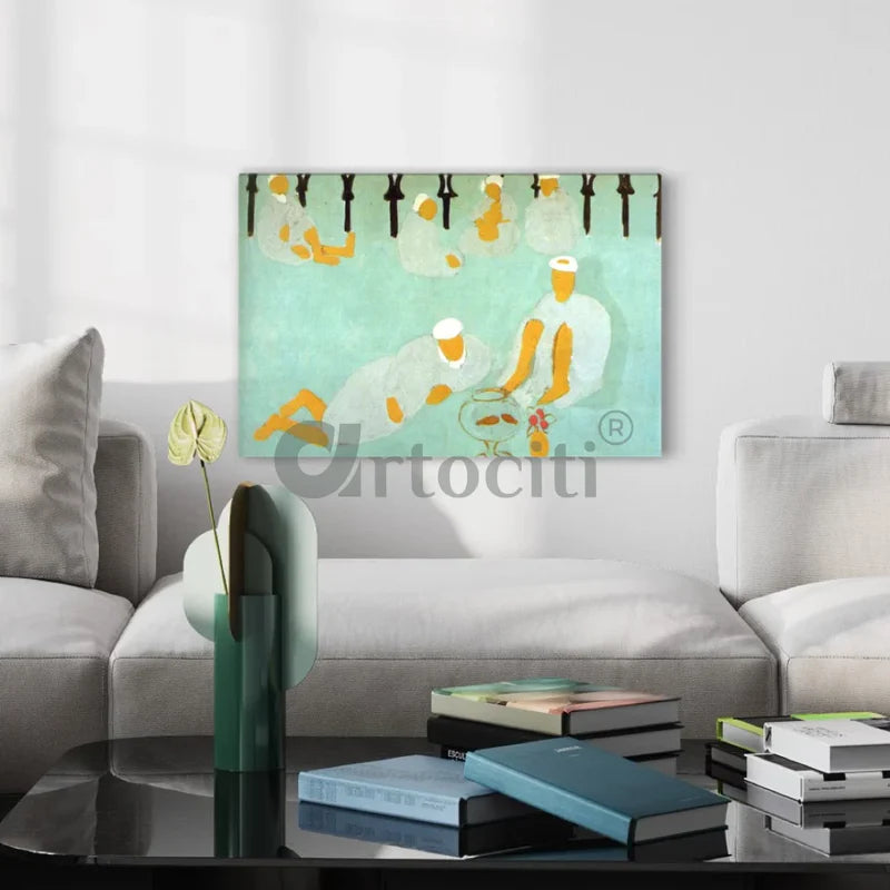 Arab Coffeehouse by Henri Matisse Canvas Print