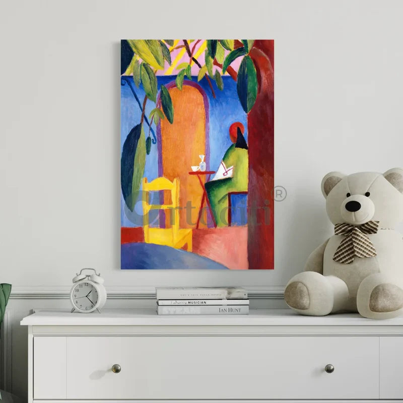 August Macke Turkish Cafe II for Cultural Charm World Famous Painting