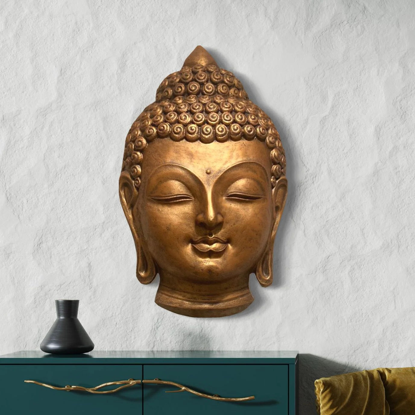 2.5 Feet Buddha Face Wall Hanging