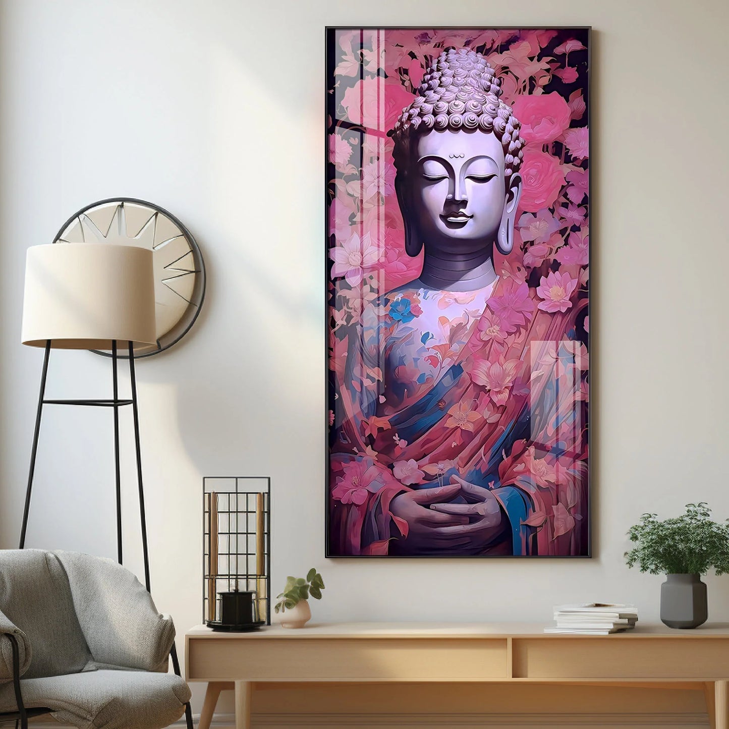 Buddha Figurine Premium Acrylic Wall Art