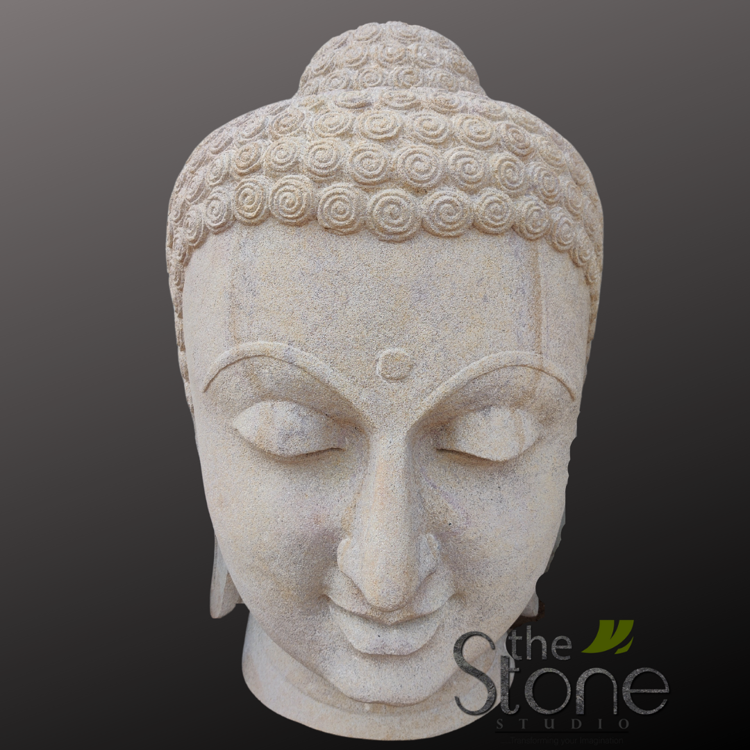 Buddha Head Statue 3′