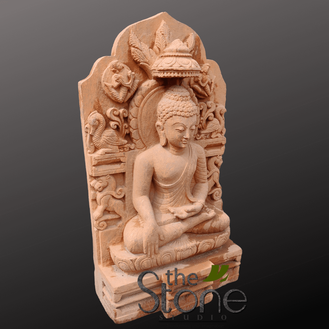 Buddha Stone Idol 3ft