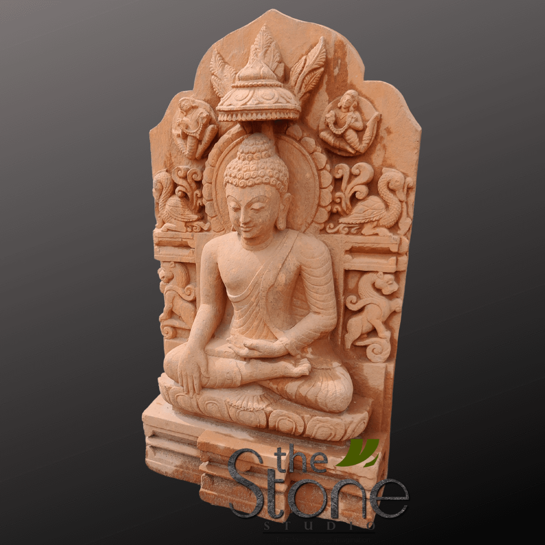 Buddha Stone Idol 3ft