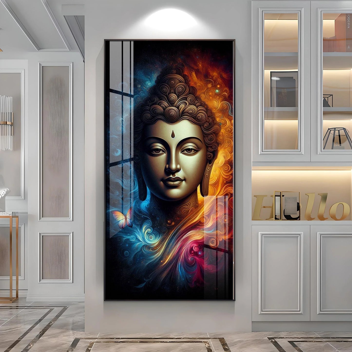 Buddha's Enlightened Ambiance Premium Acrylic Wall Art
