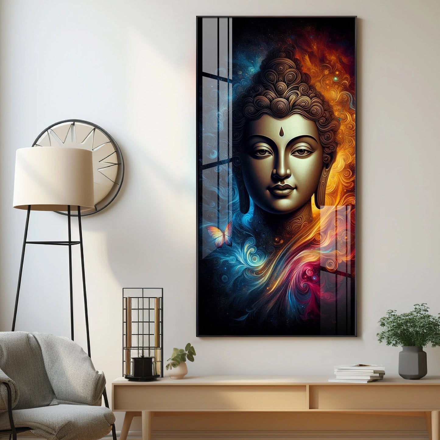 Buddha's Enlightened Ambiance Premium Acrylic Wall Art