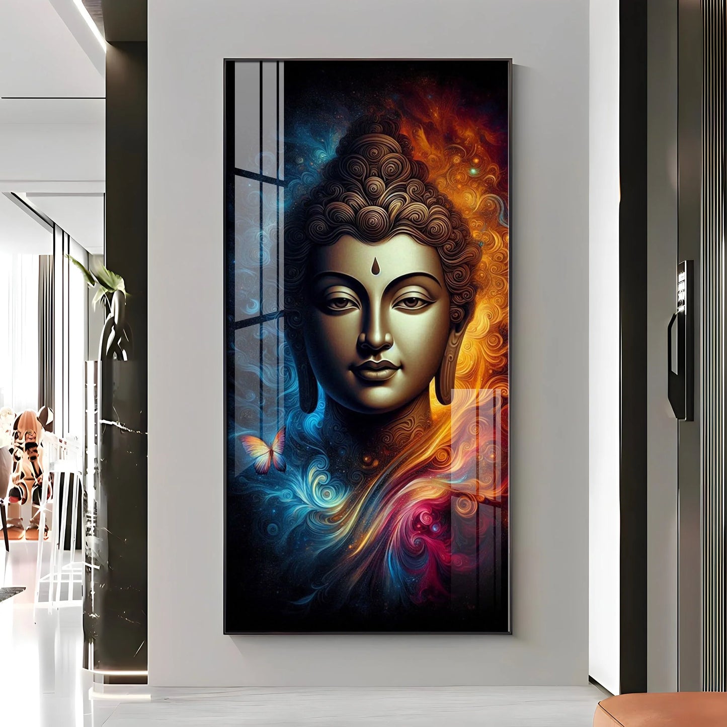 Buddha's Enlightened Ambiance Premium Acrylic Wall Art