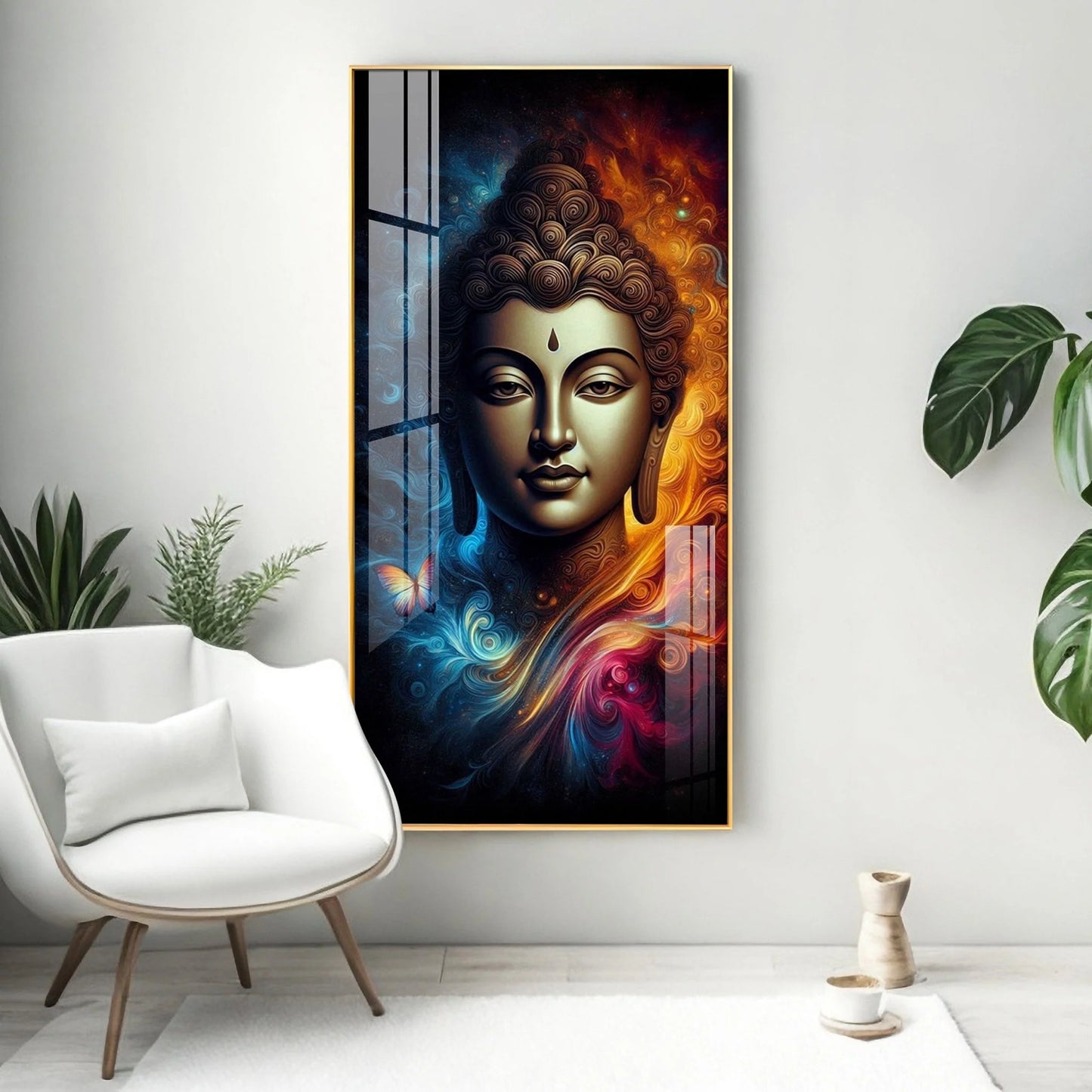 Buddha's Enlightened Ambiance Premium Acrylic Wall Art