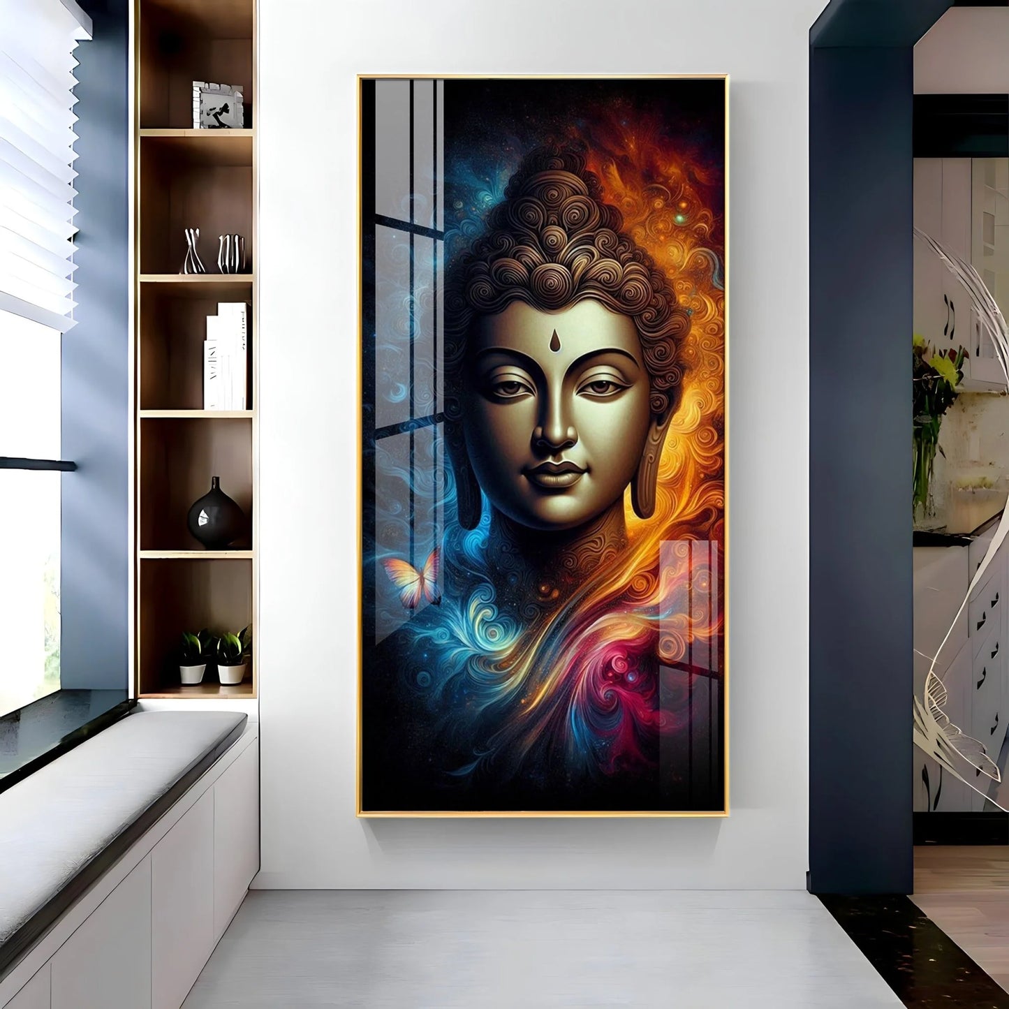 Buddha's Enlightened Ambiance Premium Acrylic Wall Art