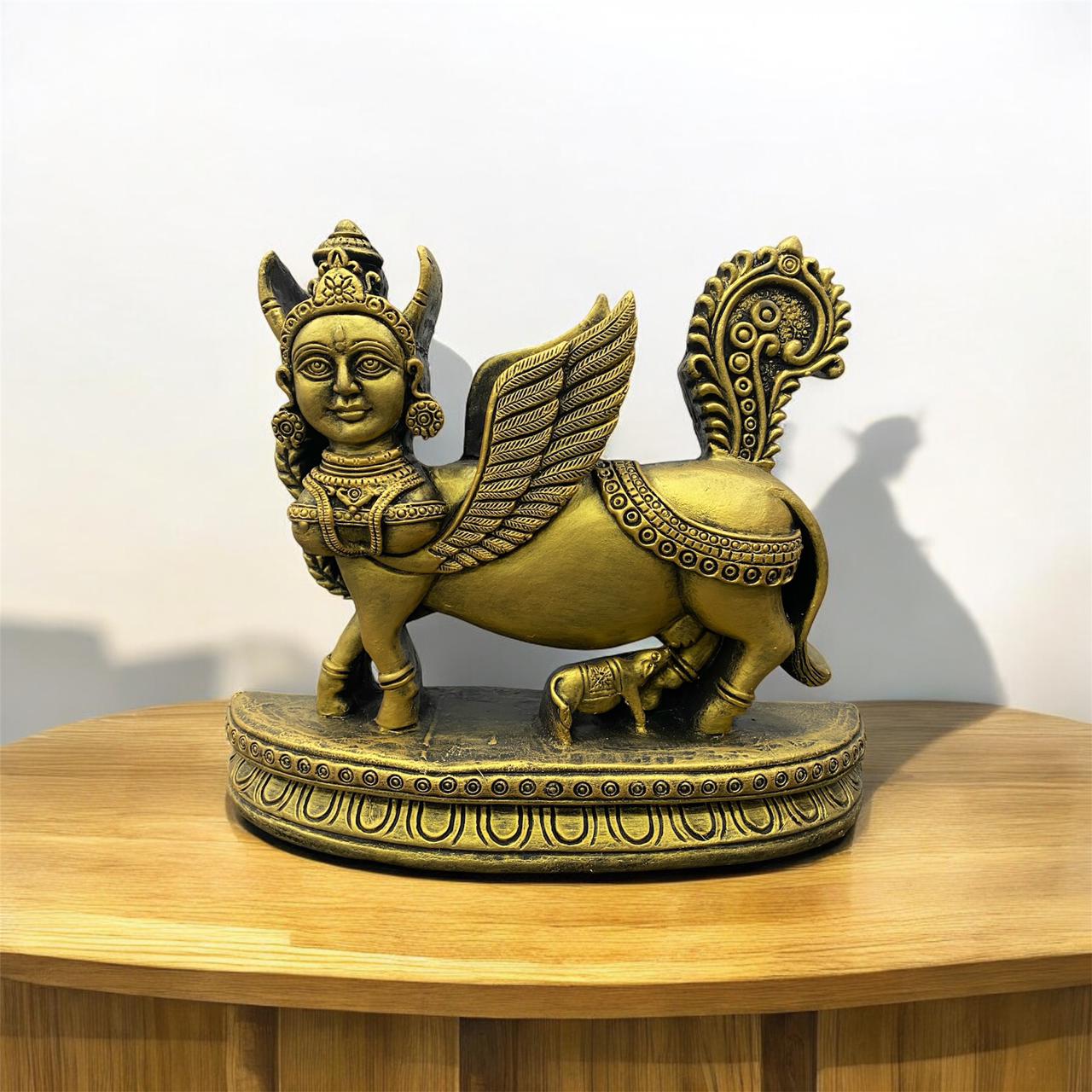 Kamdhenu The Sacred Cow Relief Mural Sculpture