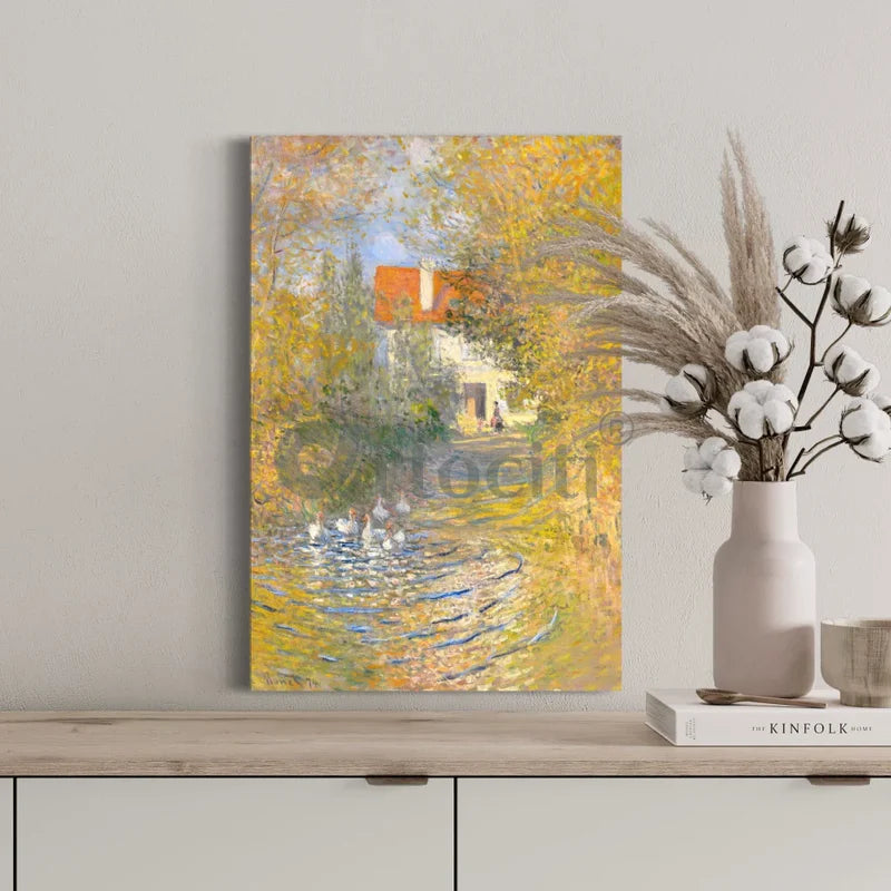 Dive into Serenity The Duck Pond by Claude Monet Giclee Print