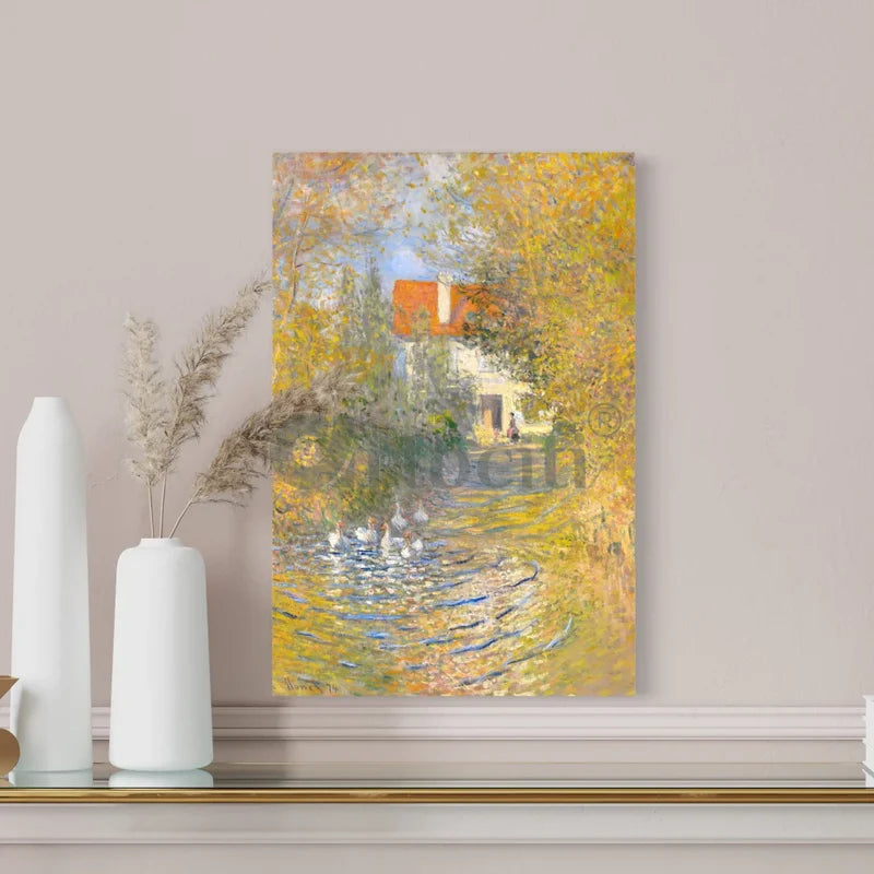 Dive into Serenity The Duck Pond by Claude Monet Giclee Print
