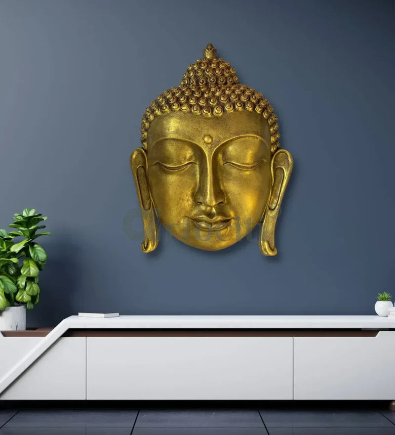 3 feet Buddha Face Wall Hanging