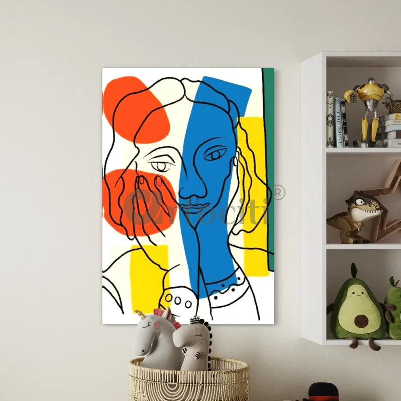 Ethereal Elegance Femme by Fernand Léger Canvas Giclee Print