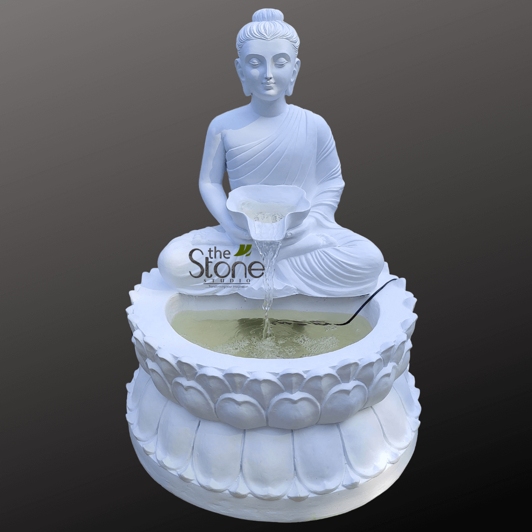 Buddha Statue With Fountain 3ft