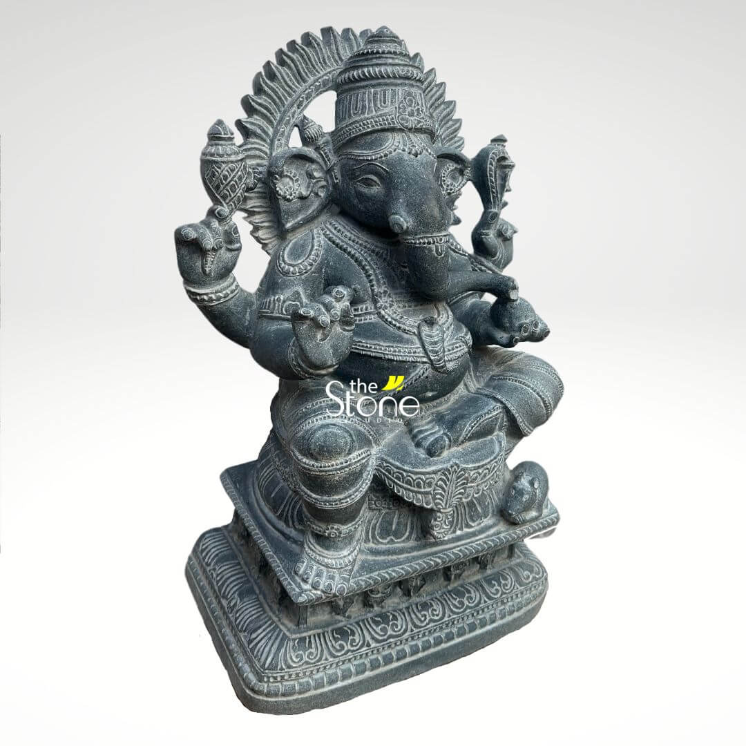 Ganapathi Stone Statue 2ft