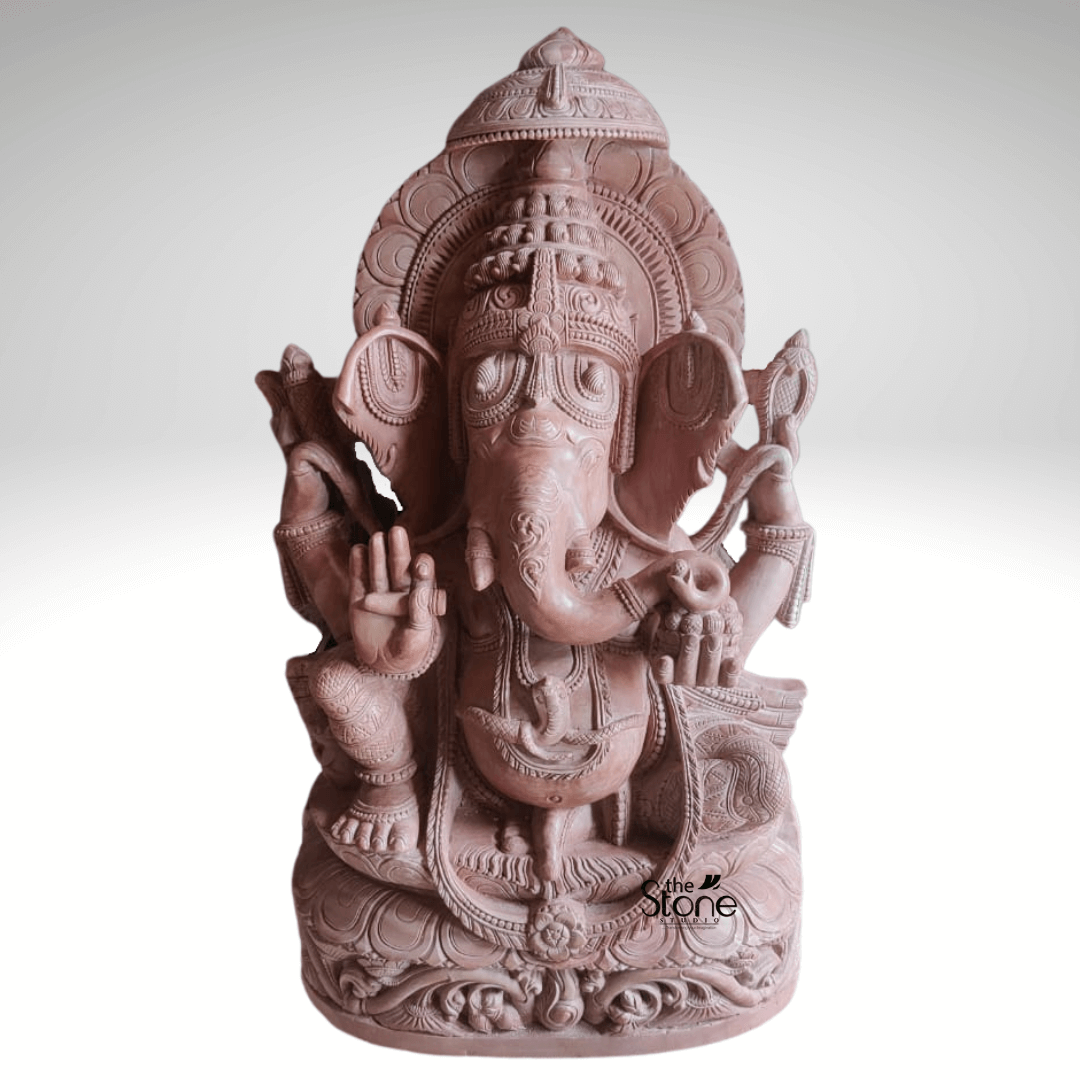 Ganesh Statue Stone 2ft