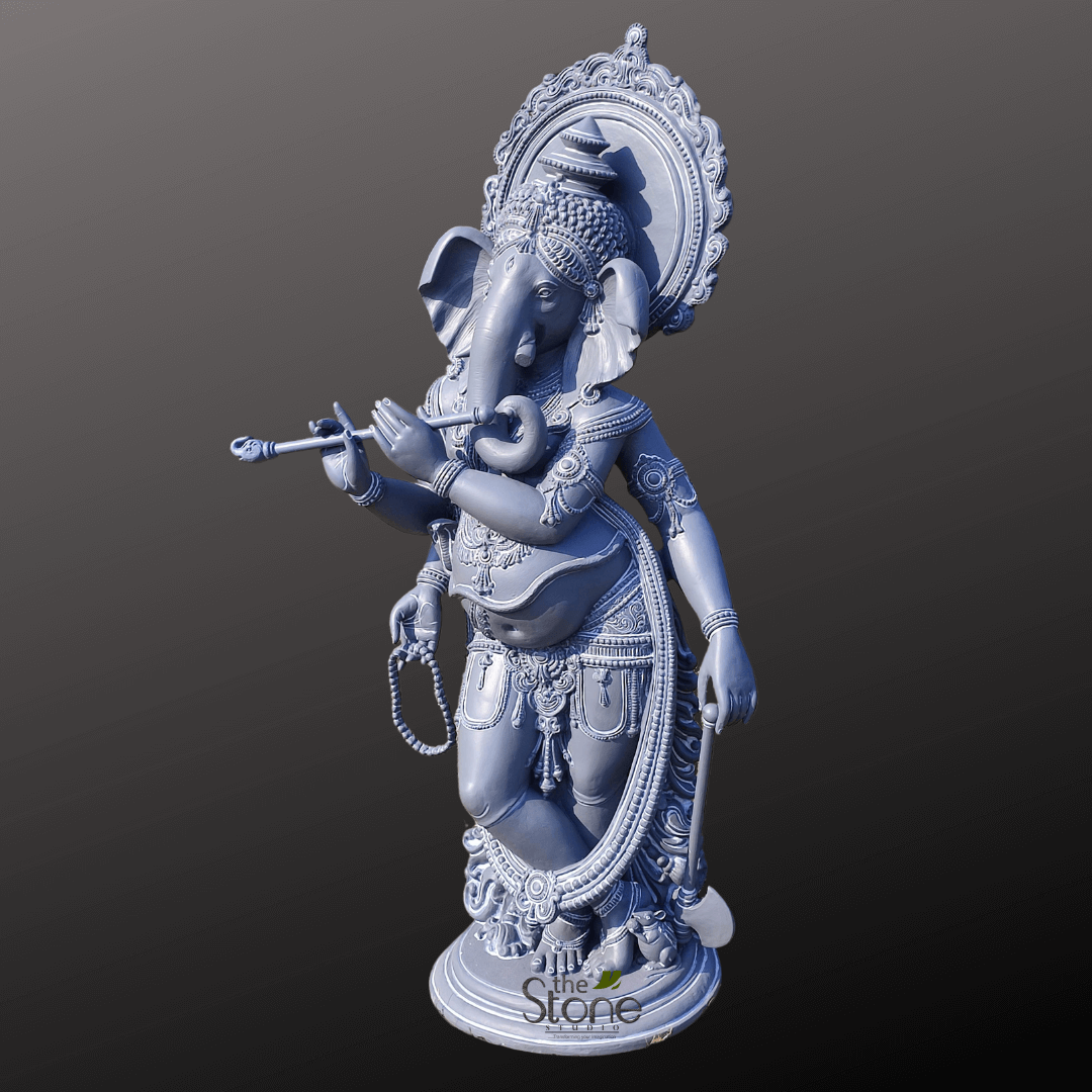Flute Ganesha Statue 5ft