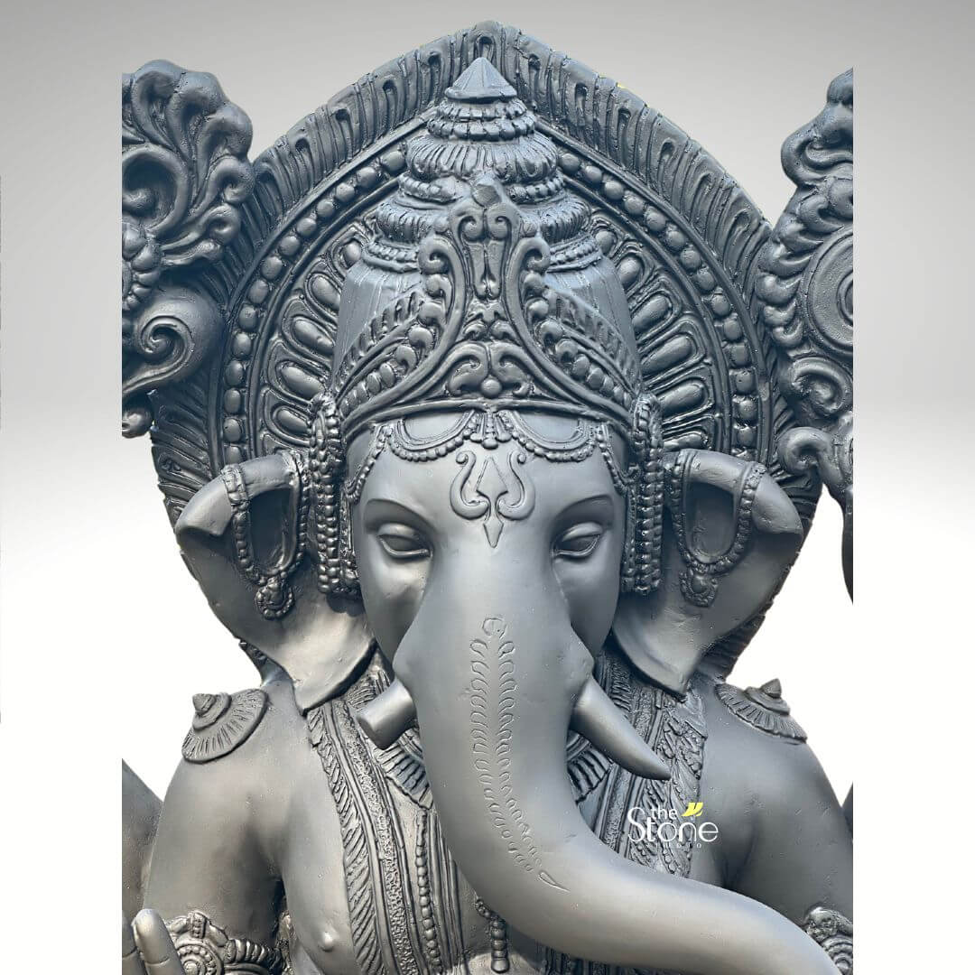 Fiber Ganesha Statue 3.5ft