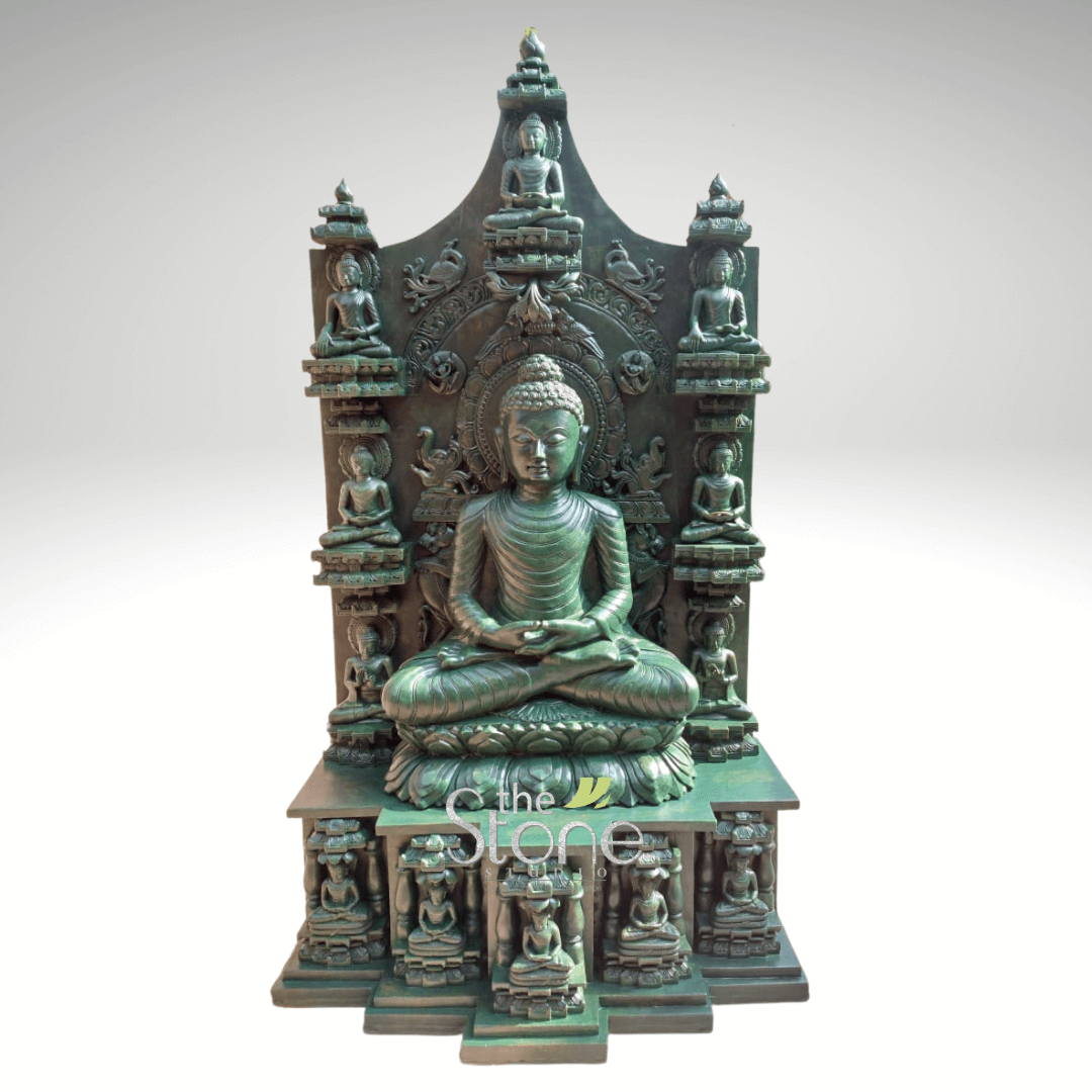 Green Buddha Statue 3ft