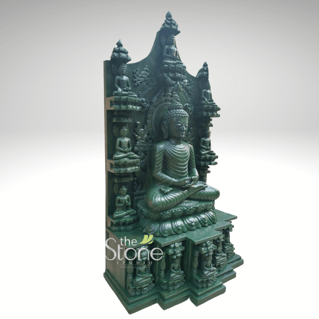 Green Buddha Statue 3ft