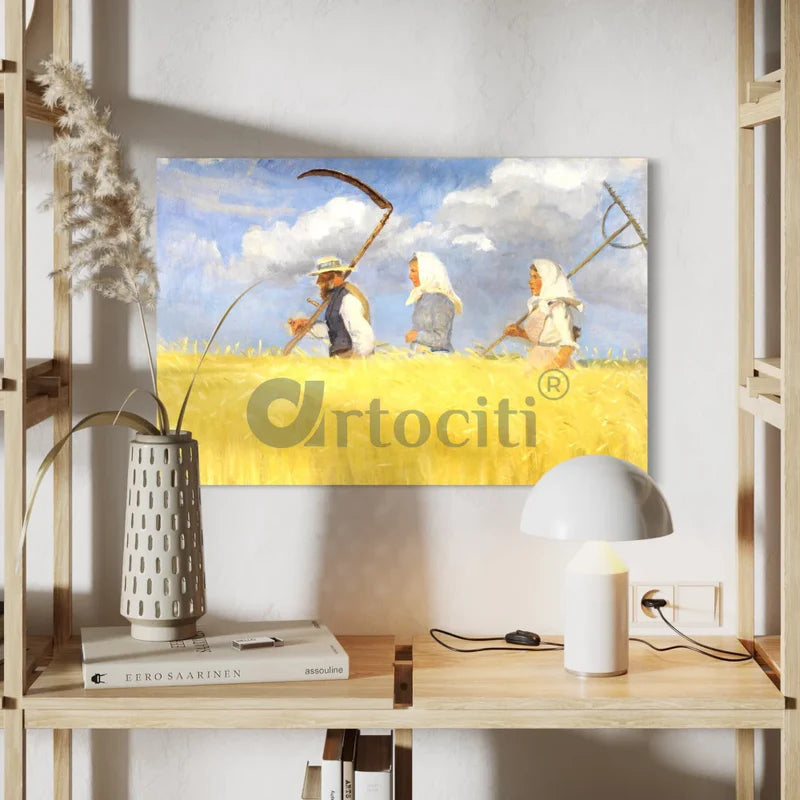 Harvester by Anna Ancher Canvas Giclee Prints