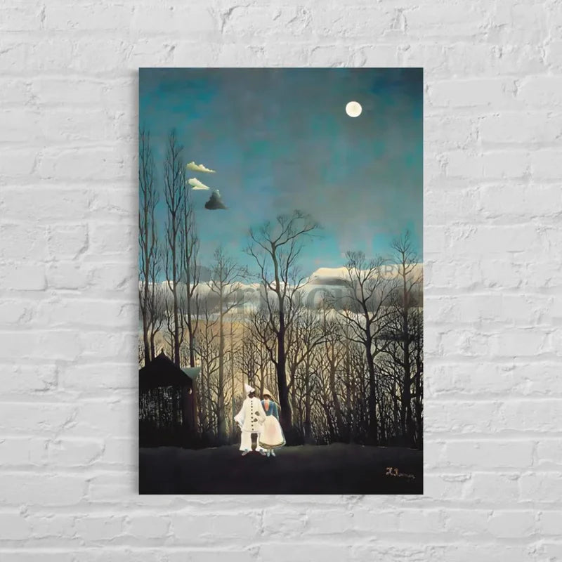 Henri Rousseau: Carnival Evening (1886) Canvas Gallery Wrapped Print