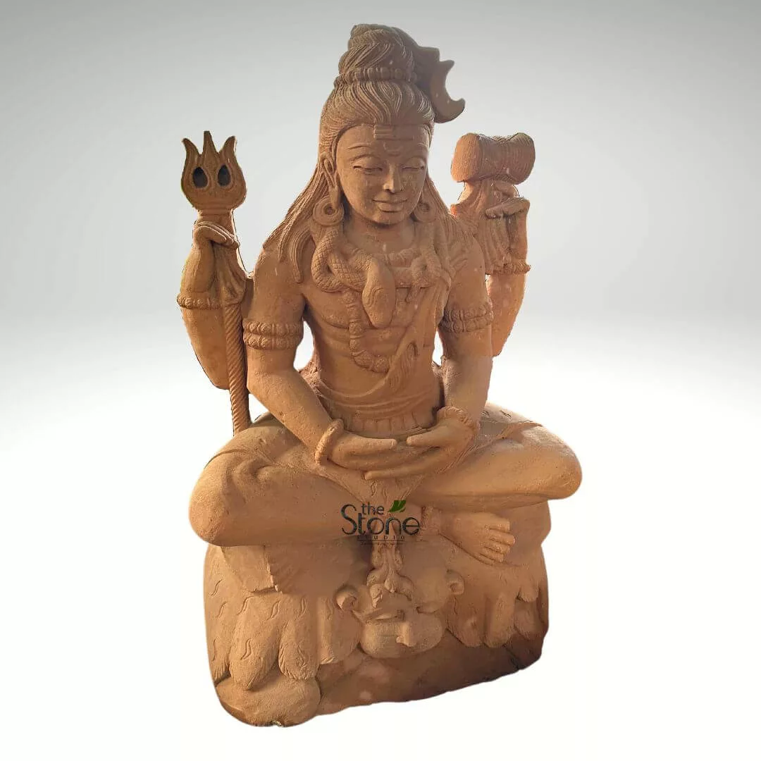Lord Shiva Stone Statue Online 3ft