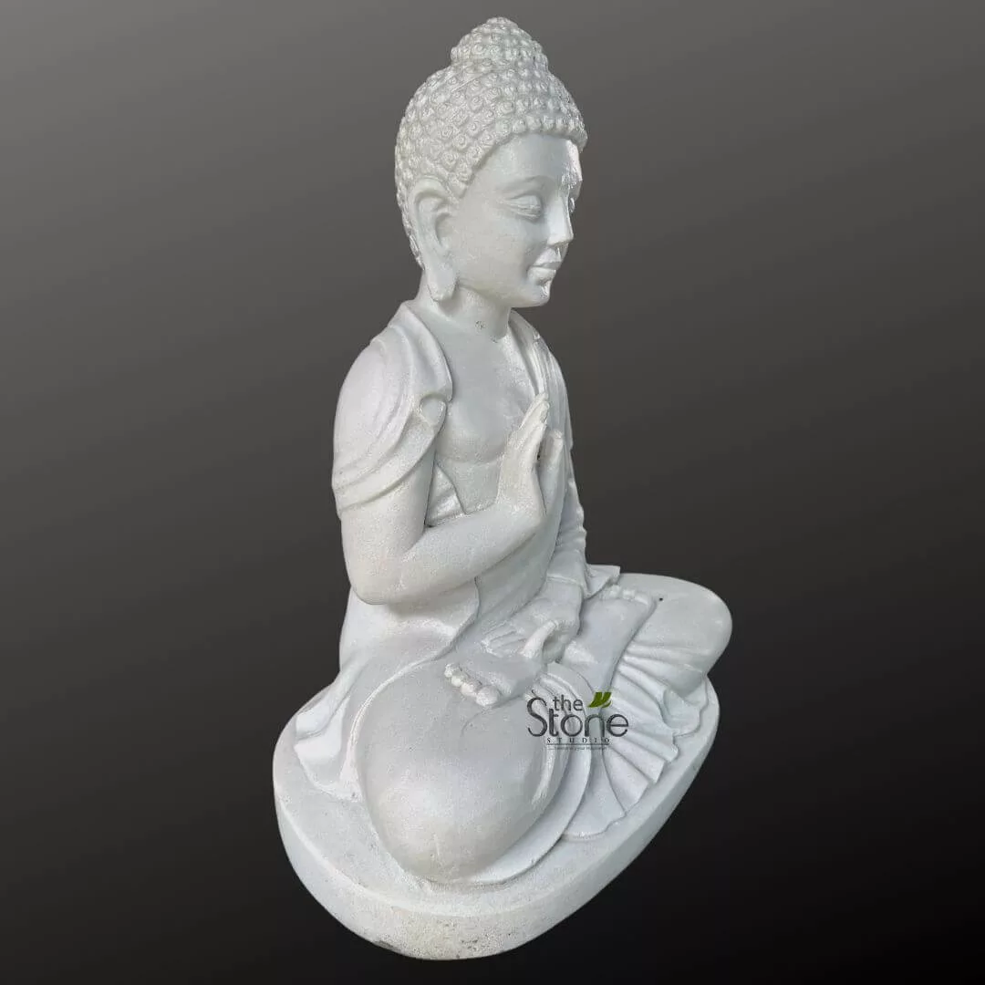 18 inch Marble Buddha Statuetue