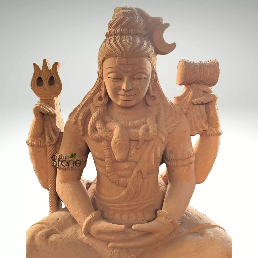Lord Shiva Stone Statue Online 3ft