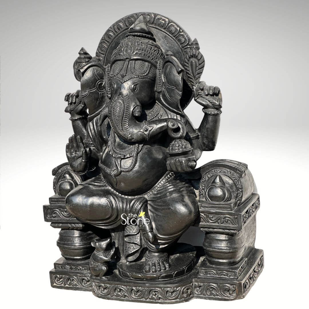 Abhaya Mudra Ganesha Statue 2ft