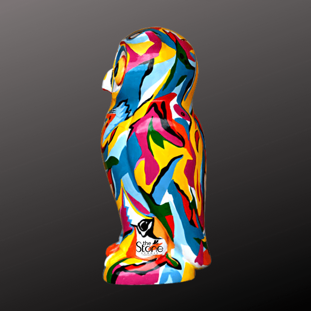 Pop Art Owl Statue 3ft
