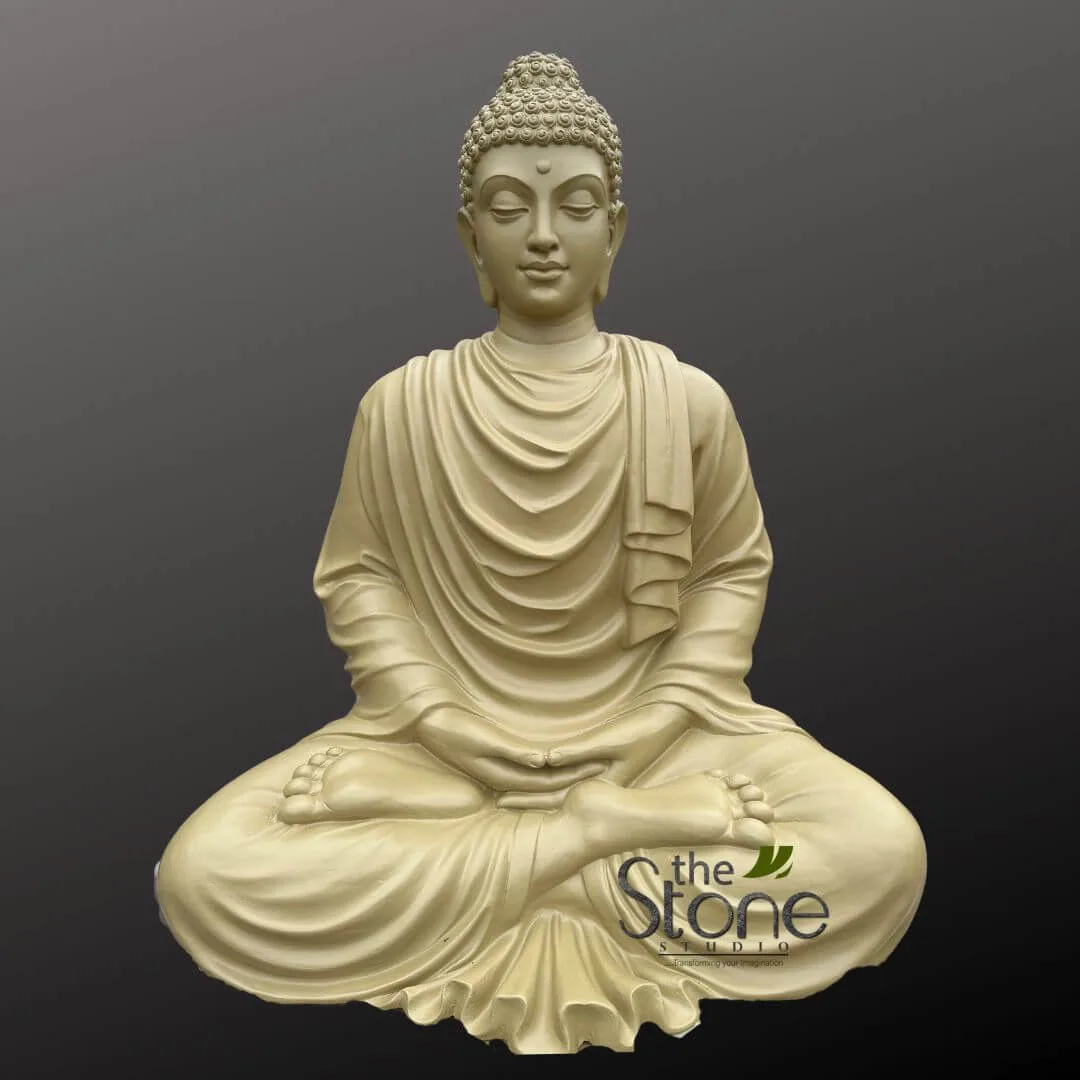 Fibre Buddha Statue 4′