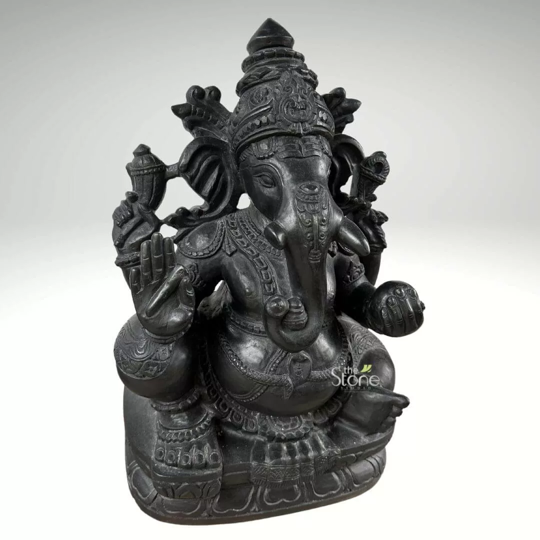 18 inch Ganesha Stone Statue