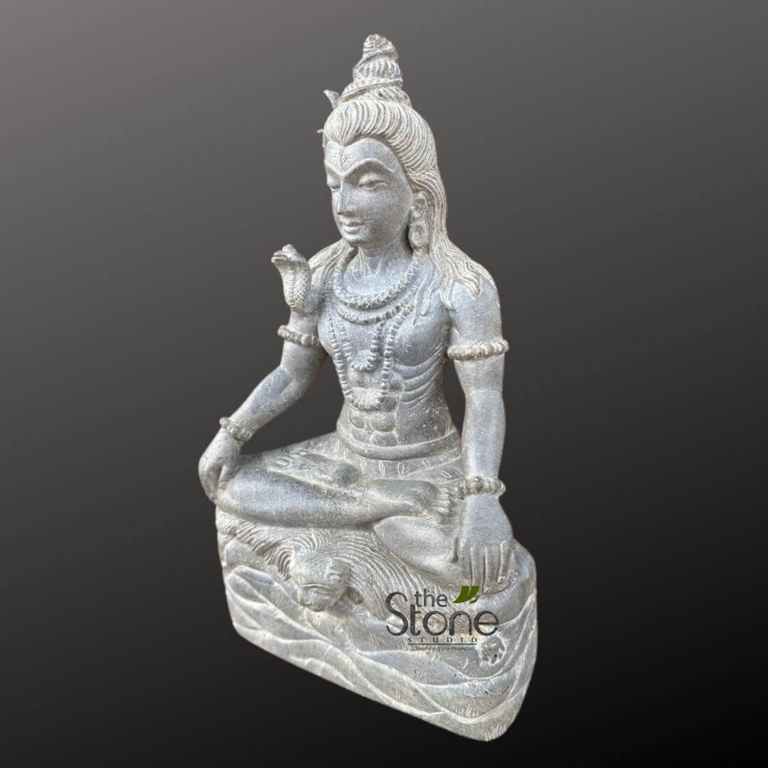 1 feet Shiva Stone Statue