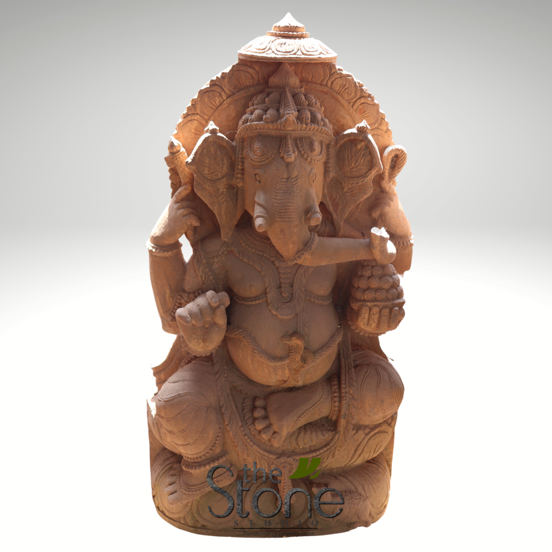 Ganapati Murti in Sand Stone 2.5′