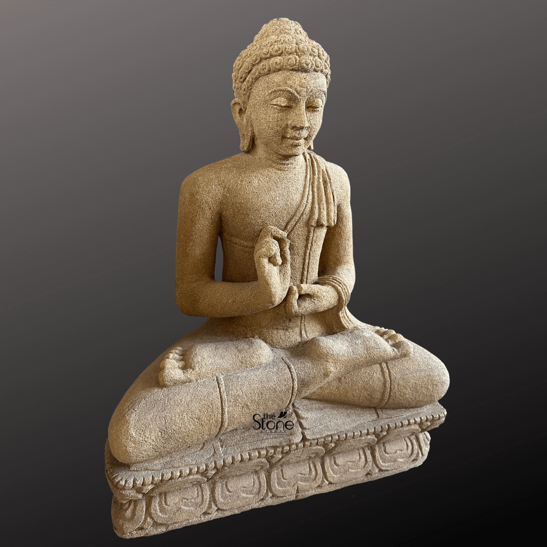 Small Buddha Antique Statue 2.5ft