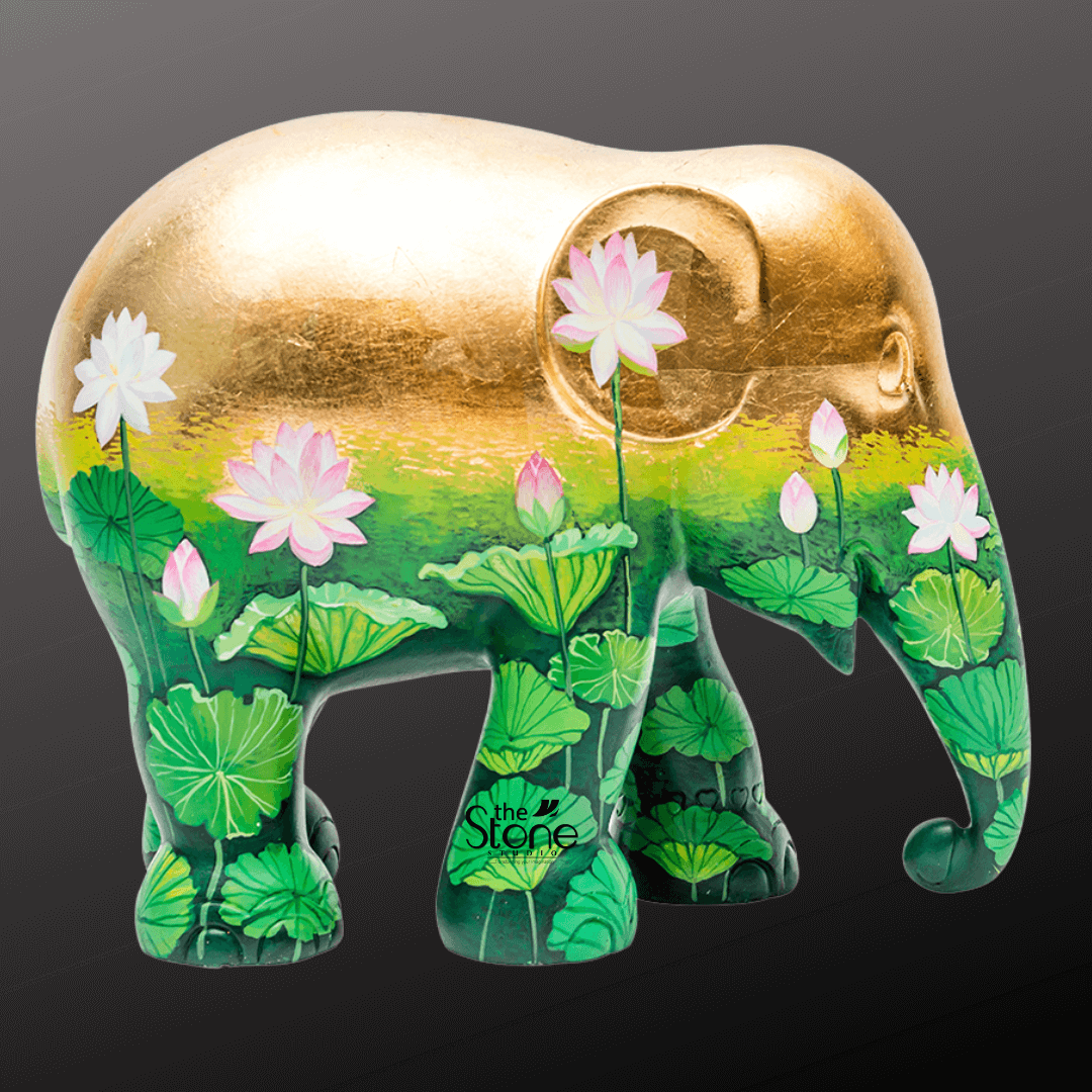Enlightened Elephant Sculpture 24″