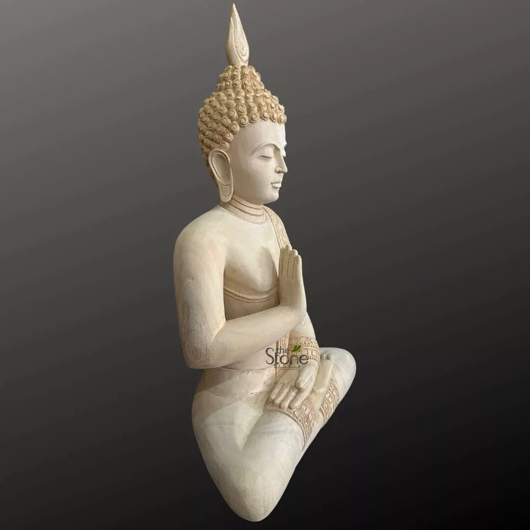 2 Feet Buddha Wooden Statue