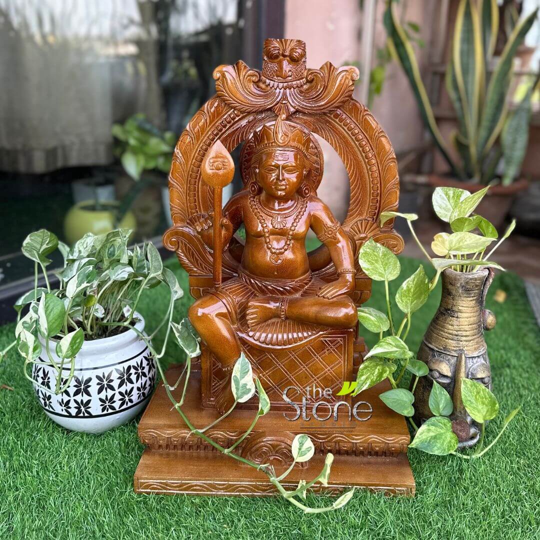 Murugan Wooden Statue 20″