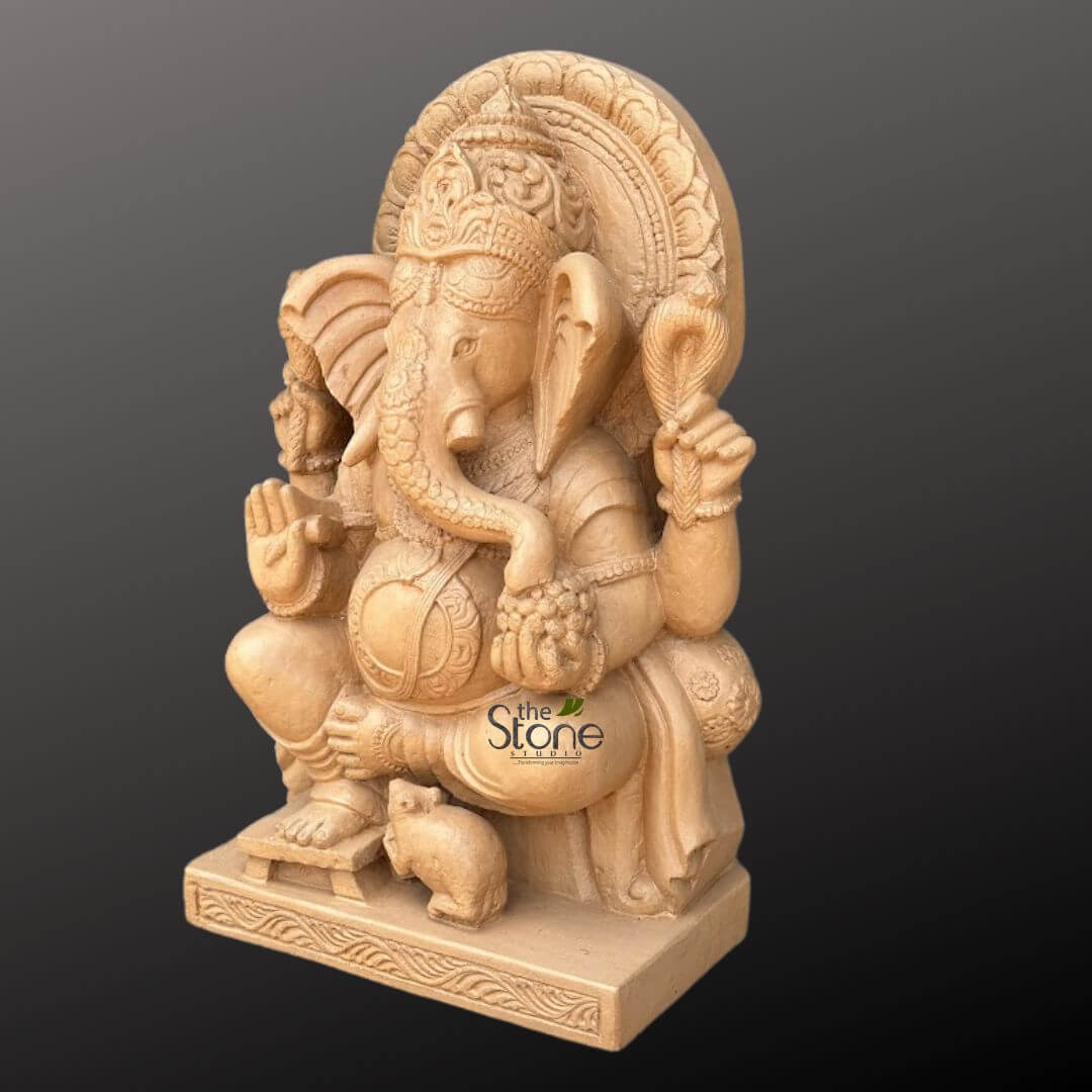 2 feet Sandstone Ganesha statue