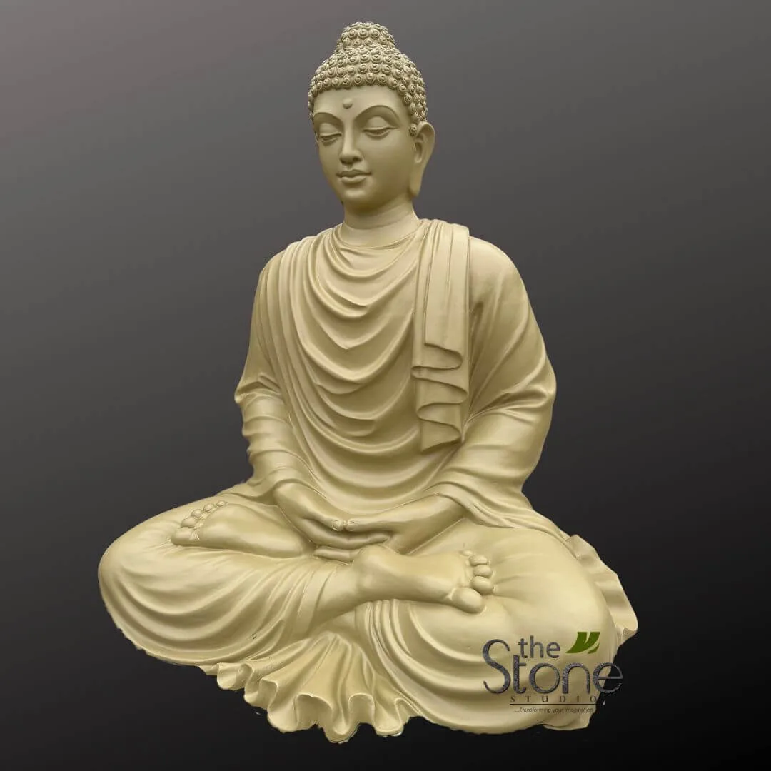 Fibre Buddha Statue 4′
