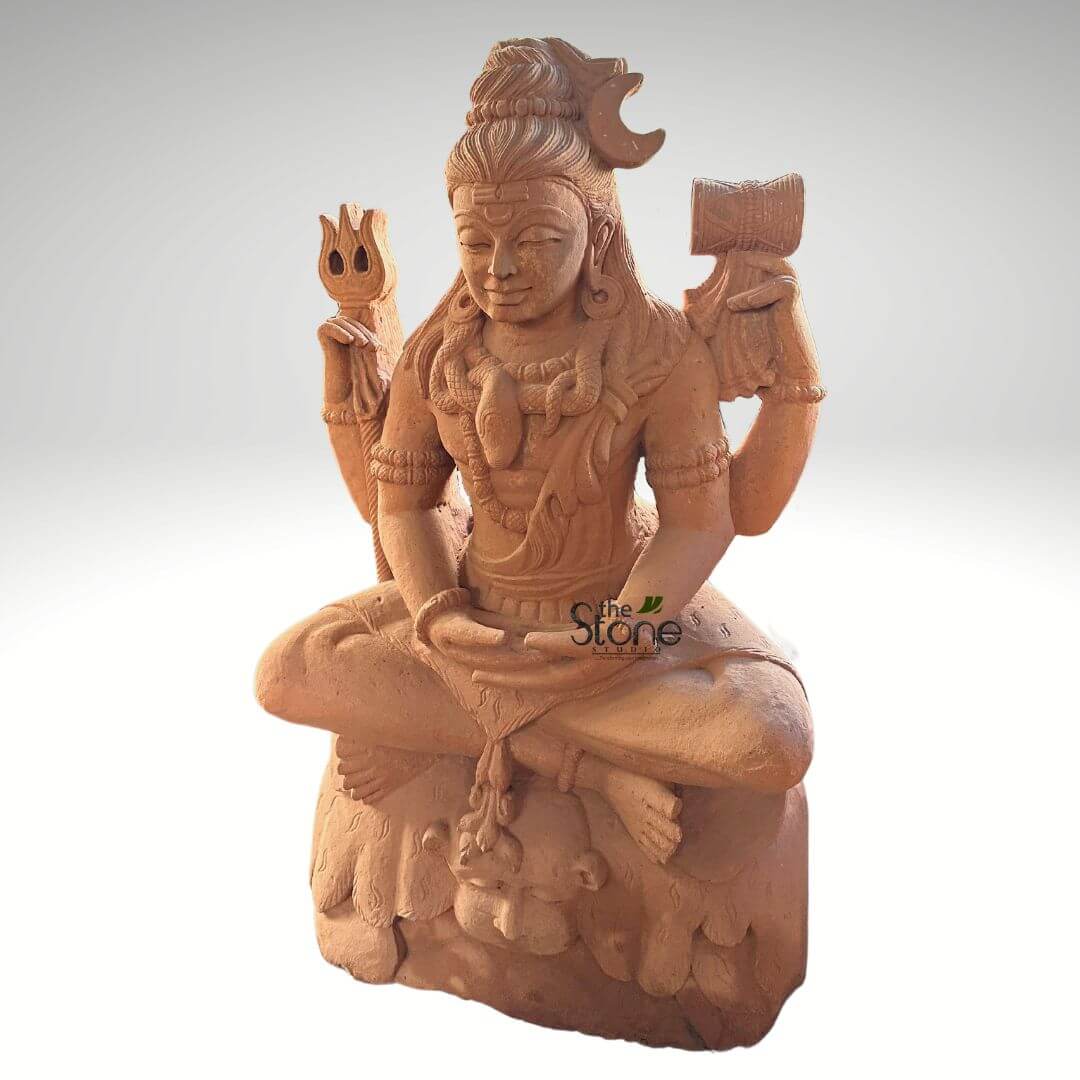 Lord Shiva Stone Statue Online 3ft