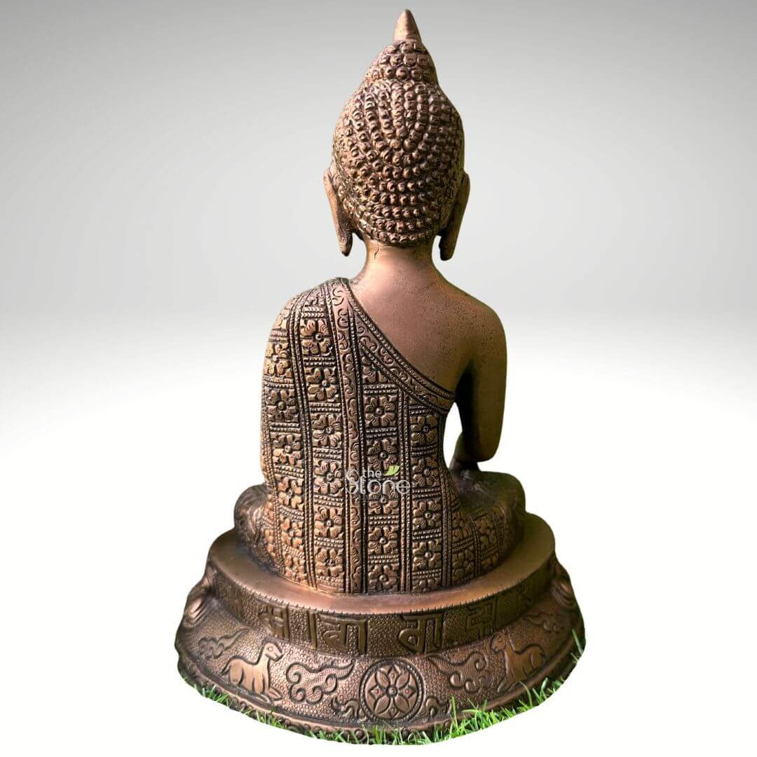 Buddha Brass Sculpture 1ft