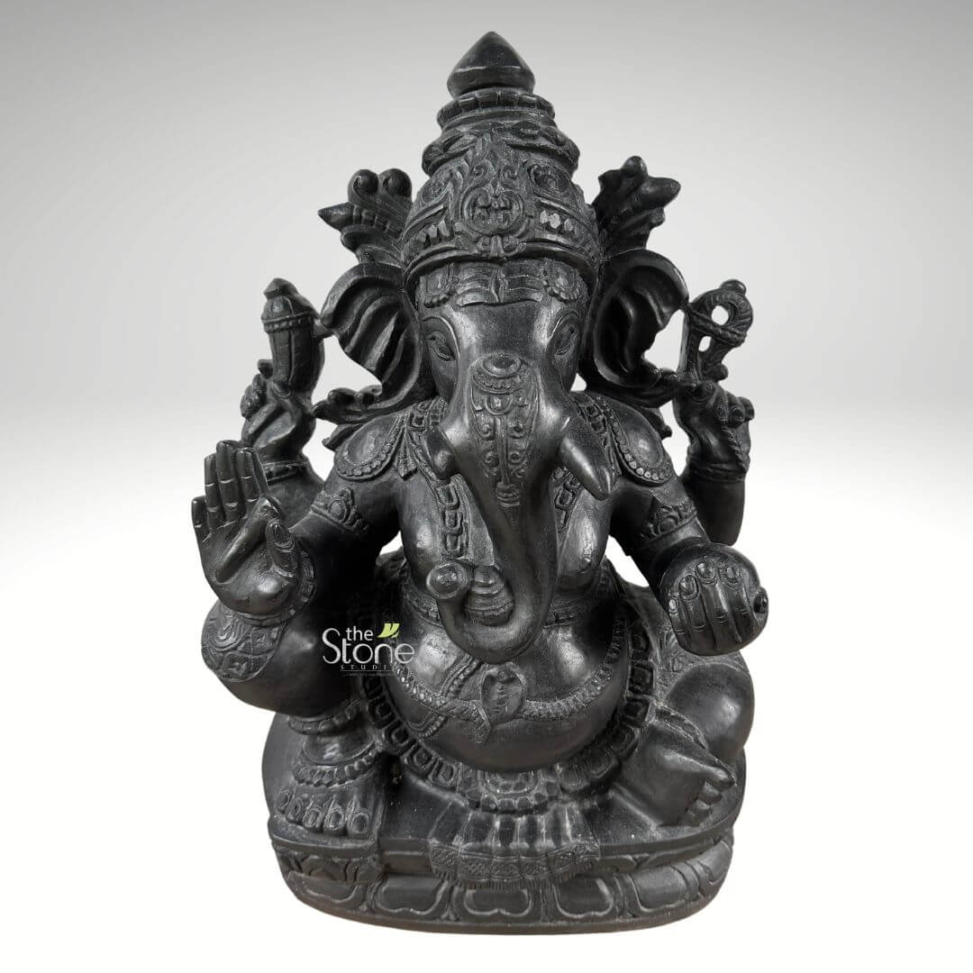 18 inch Ganesha Stone Statue