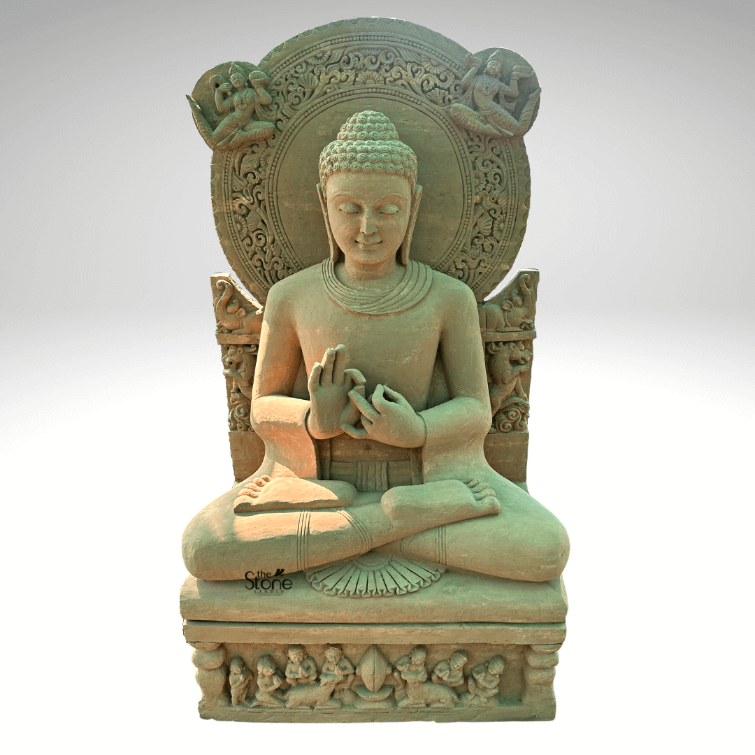6ft Dharma Chakra Buddha Statue