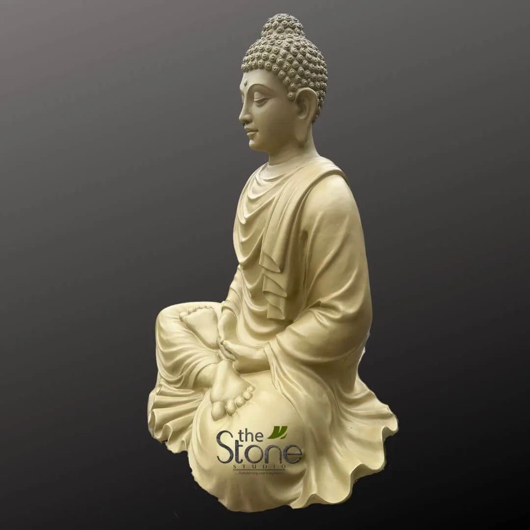 Fibre Buddha Statue 4′