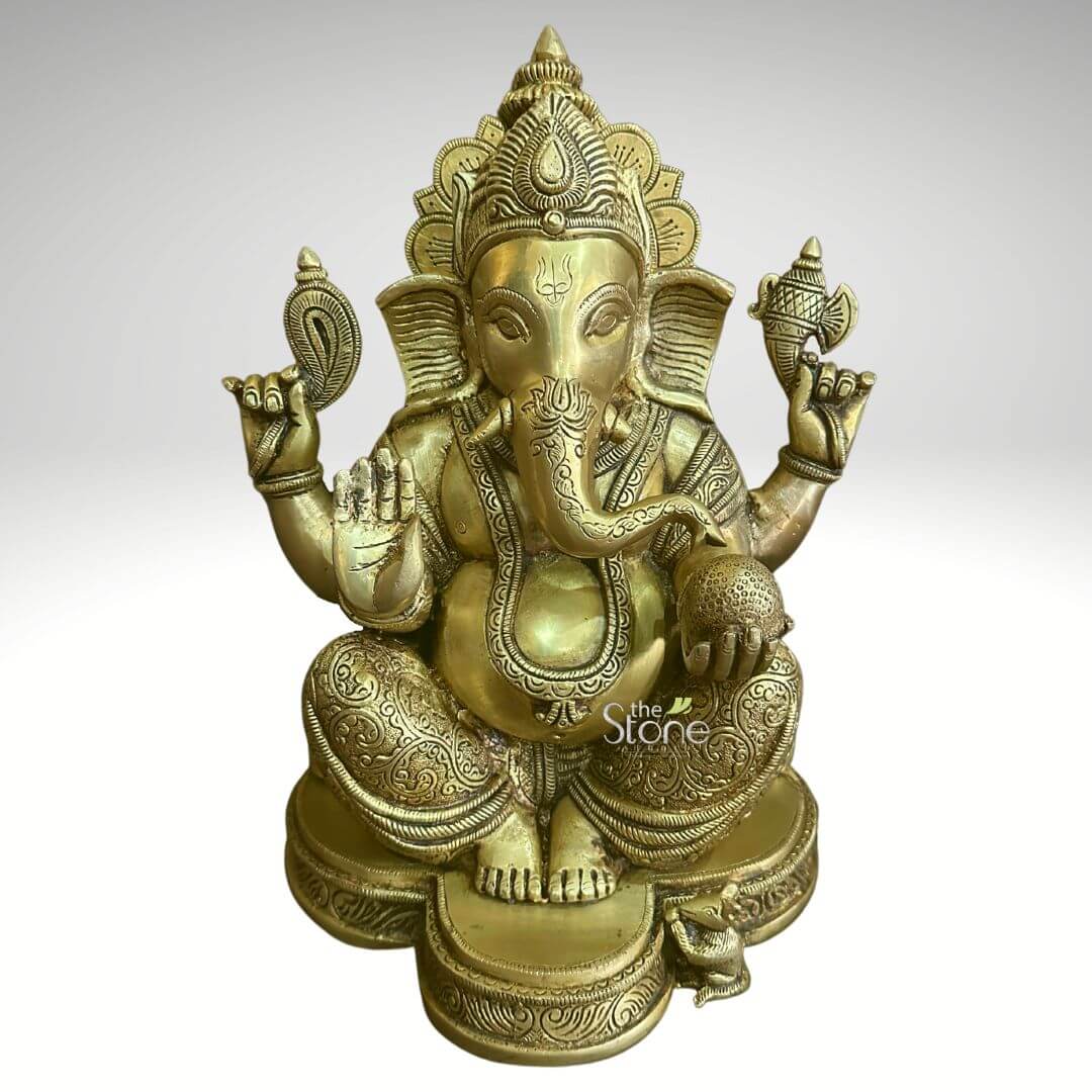 Brass Vinayagar Statue 15β³