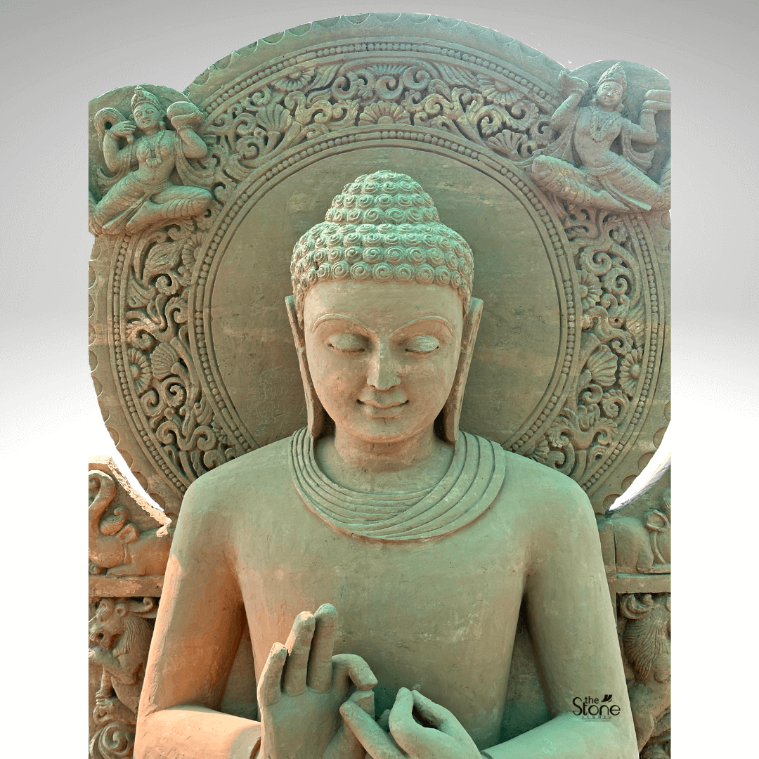 6ft Dharma Chakra Buddha Statue