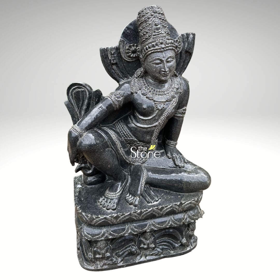Simhanada Lokeshvara Antique Statue 2ft