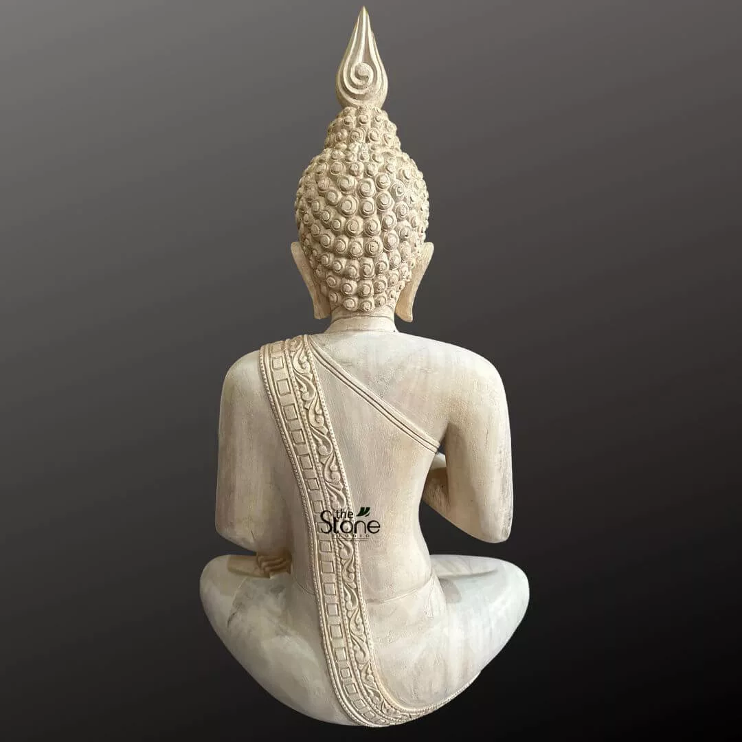 2 Feet Buddha Wooden Statue